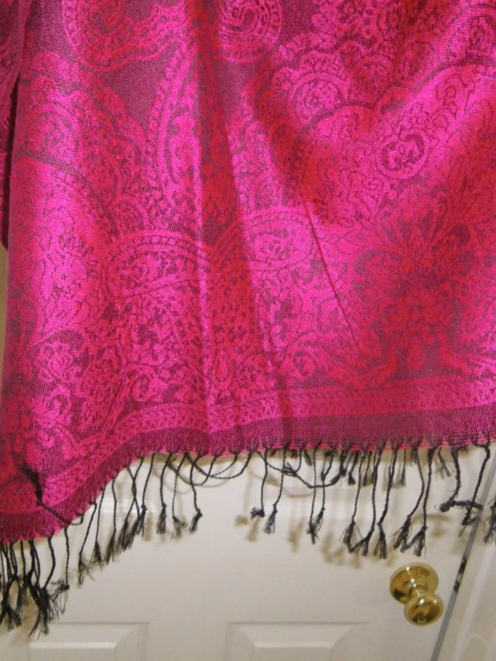 Women’s 100% Cashmere Scarf Wrap Made in Jerusalem w/ I Love Jerusalem Tags - Picture 2 of 4